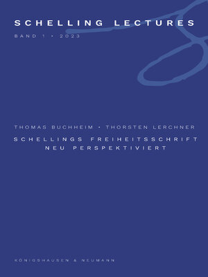 cover image of Schellings Freiheitsschrift neu perspektiviert